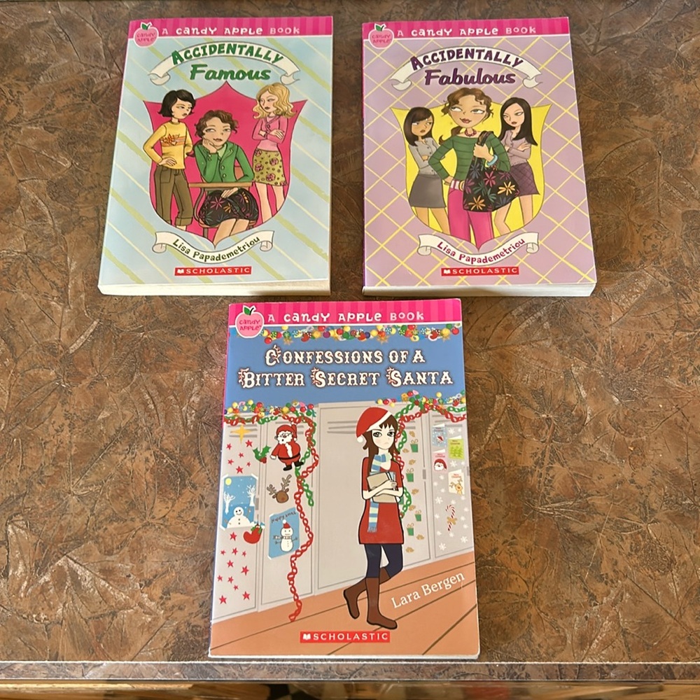 Scholastic Candy Apple book trio